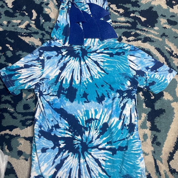 Sonic the Hedgehog Blue Tie-Dye Kids Hoodie - Picture 3 of 4